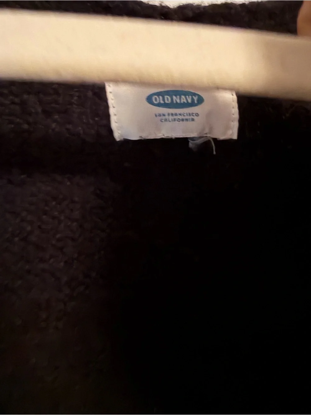 Old Navy Black Textured Knit Cardigan